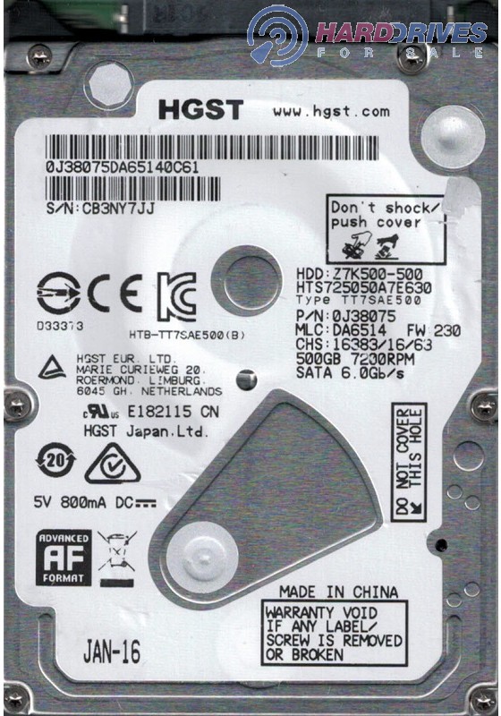 HTS725050A7E630
