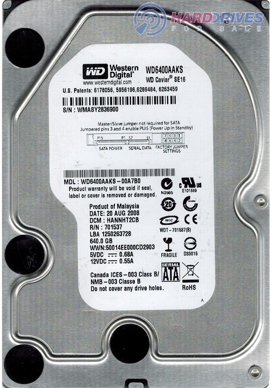WD6400AAKS-00A7B0