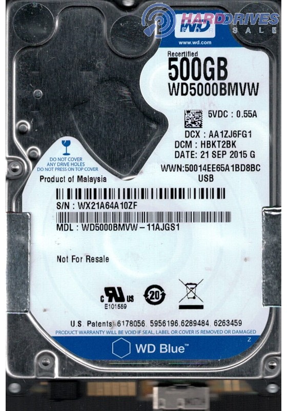 WD5000BMVW-11AJGS1