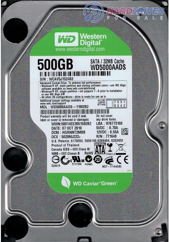 WD5000AADS-11M2B2