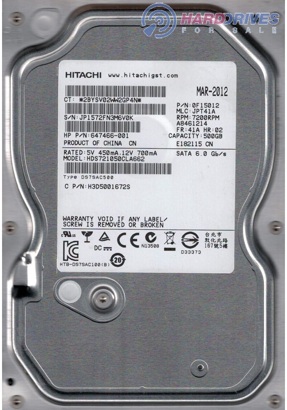 HDS721050CLA662