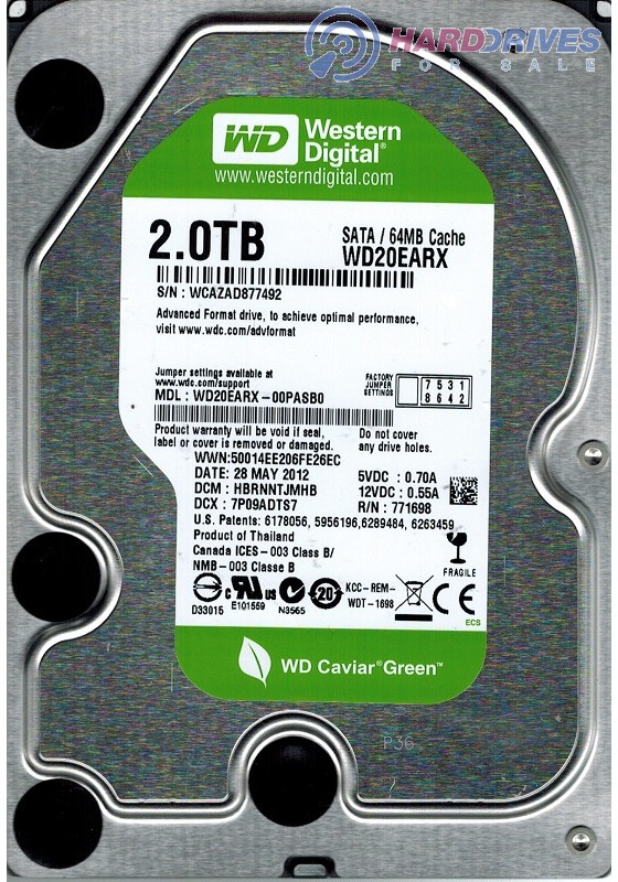 WD20EARX-00PASB0 