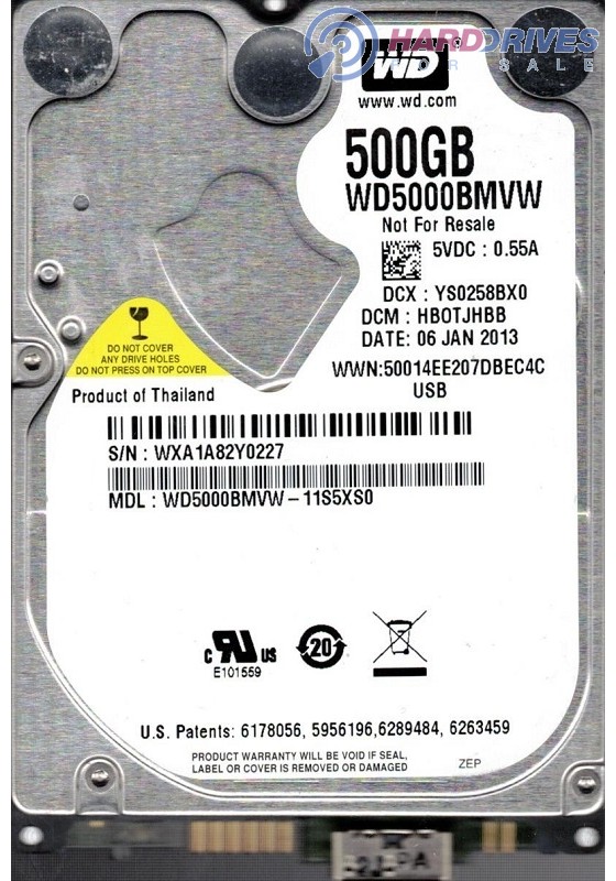 WD5000BMVW-11S5XS0