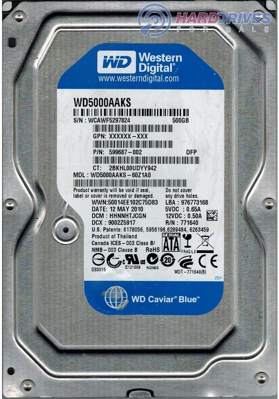 WD5000AAKS-60Z1A0