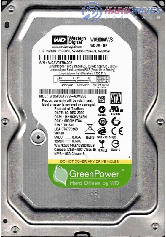wd5000avvs-63m8b0