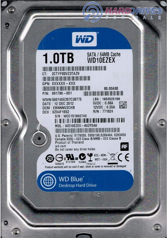 WD10EZEX-60ZF5A0