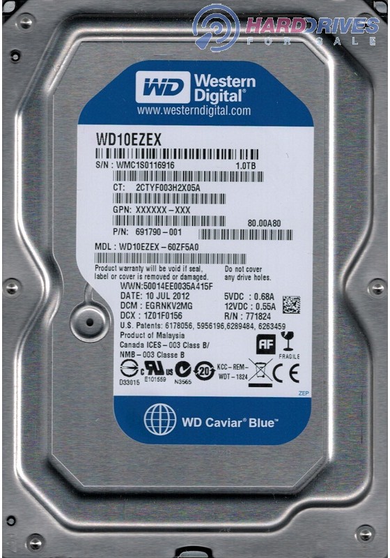 WD10EZEX-60ZF5A0