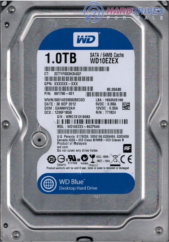 WD10EZEX-60ZF5A0