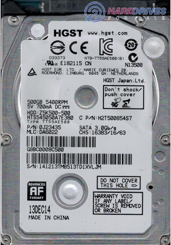 HTS545050A7E380