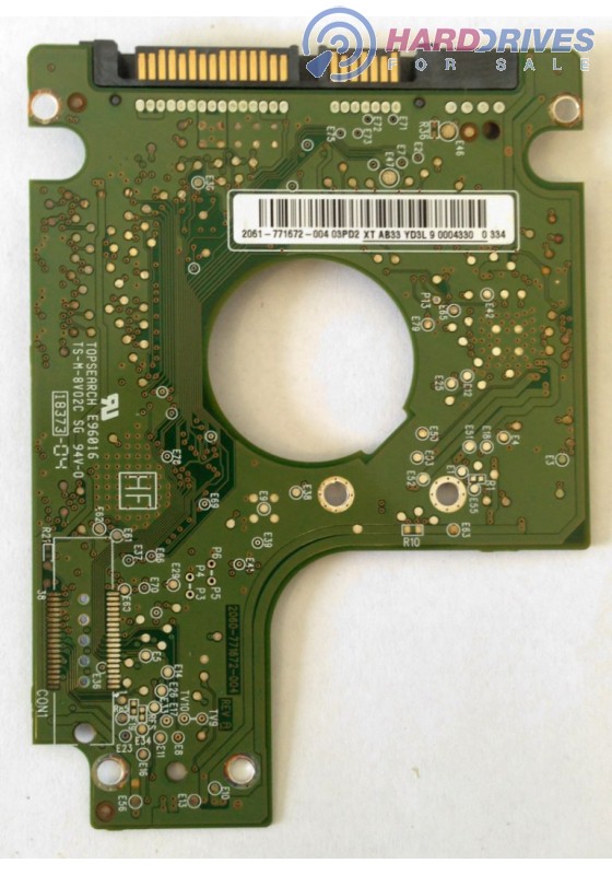 WD2500BEVT-24A23T0 2061-771672-004 03PD2