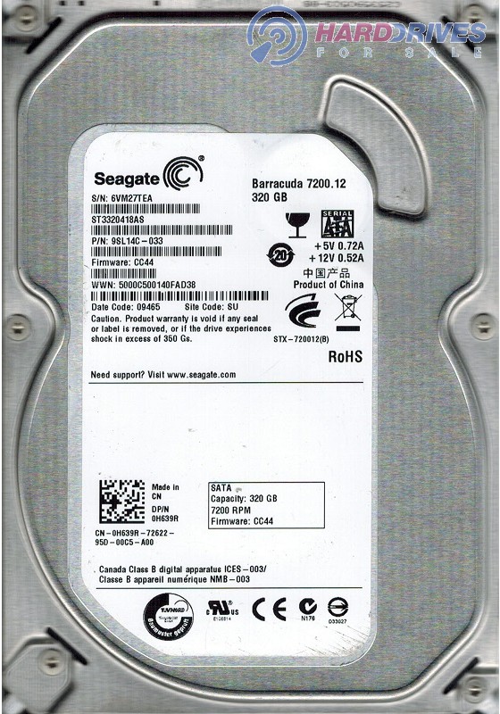 ST3320418AS 9SL14C-033 CC44 SU