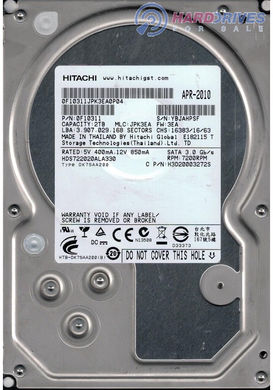 HDS722020ALA330