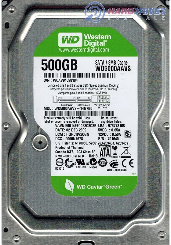 WD5000AAVS-14N7B0