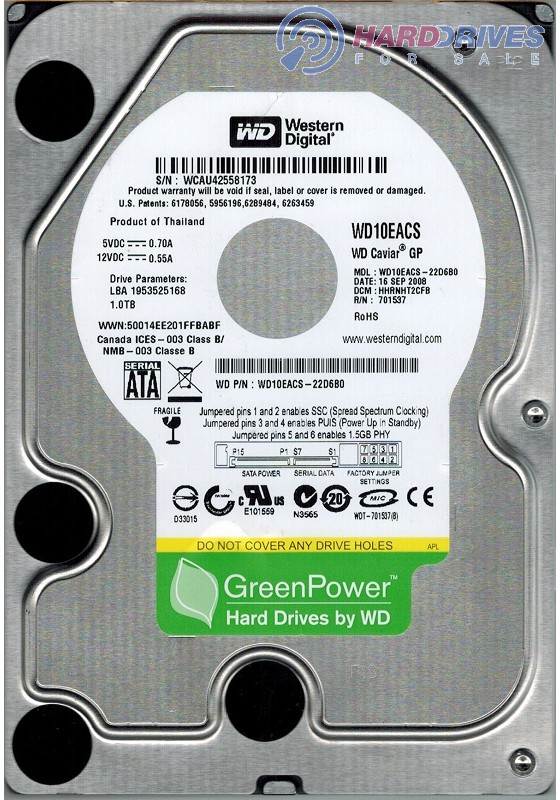 WD10EACS-22D6B0