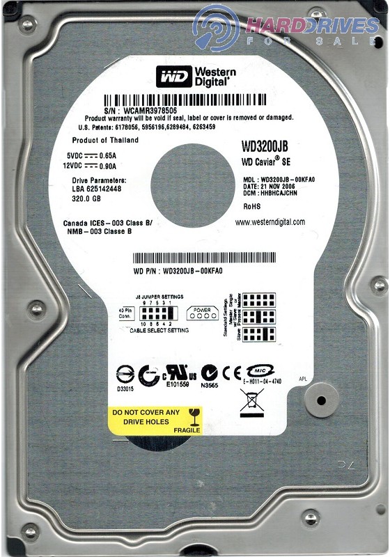 WD3200JB-00KFA0