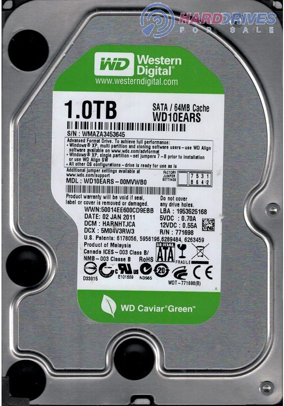 WD10EARS-00MVWB0