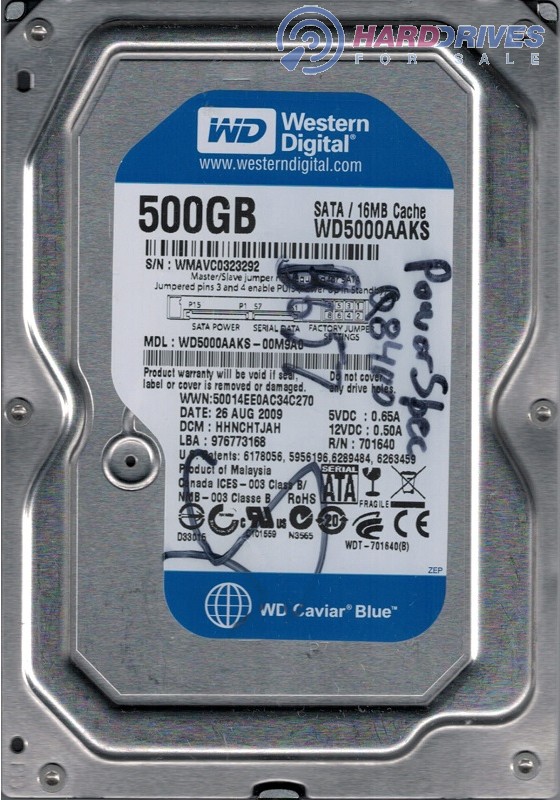 WD5000AAKS-00M9A0