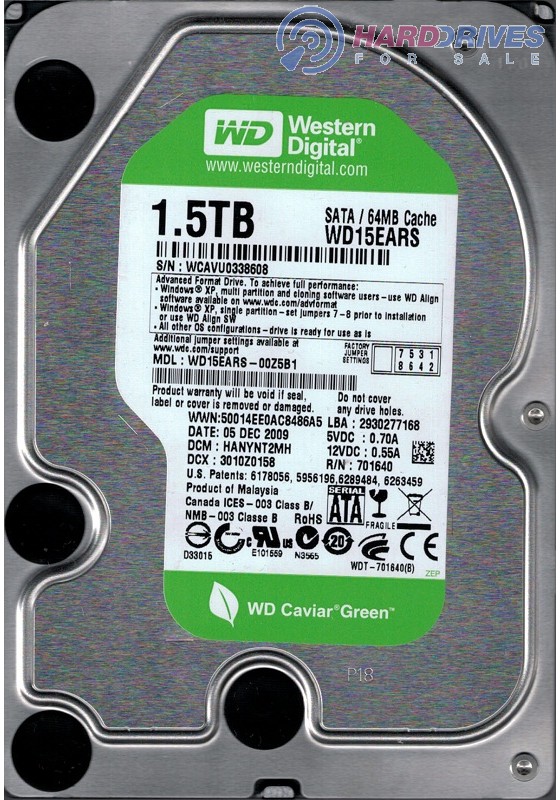 WD15EARS-00Z5B1