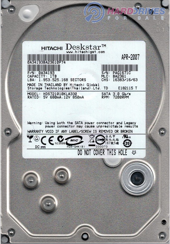 HDS721010KLA330