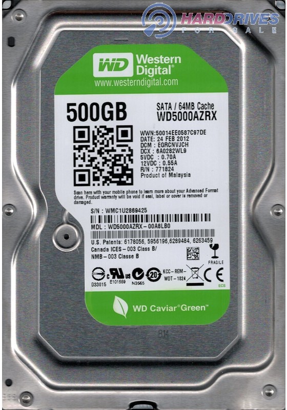 WD5000AZRX-00A8LB0