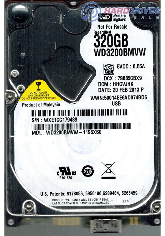 WD3200BMVW-11S5XS0