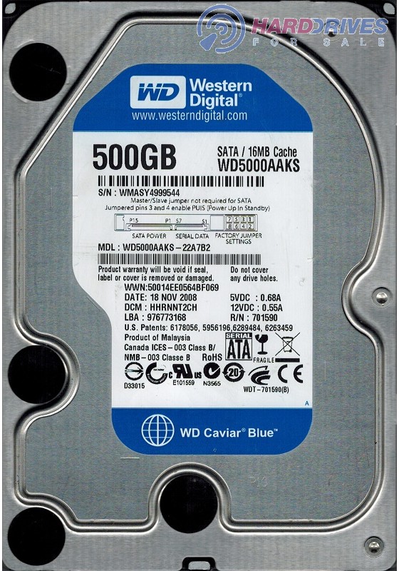 WD5000AAKS-22A7B2