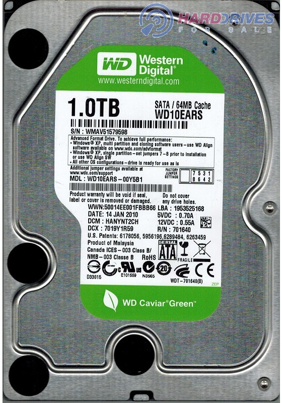 WD10EARS-00Y5B1