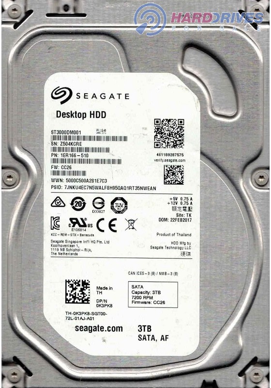 ST3000DM001
