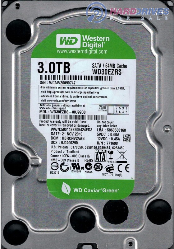 WD30EZRS-00J99B0