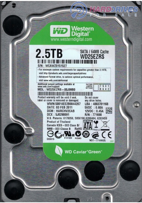 WD25EZRS-00J99B0