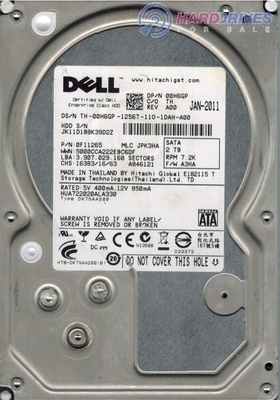 HUA722020ALA330 0F11265 JPK3HA