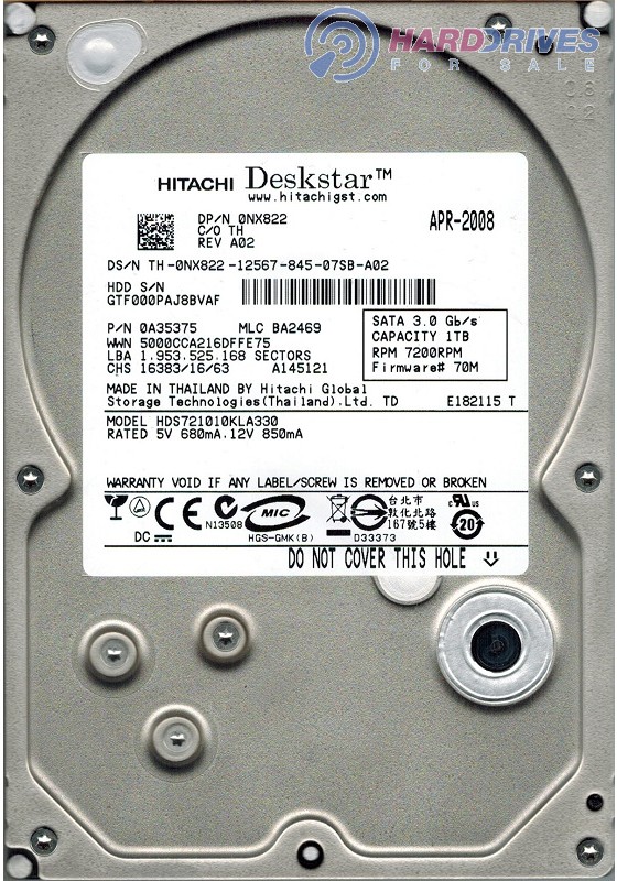 HDS721010KLA330