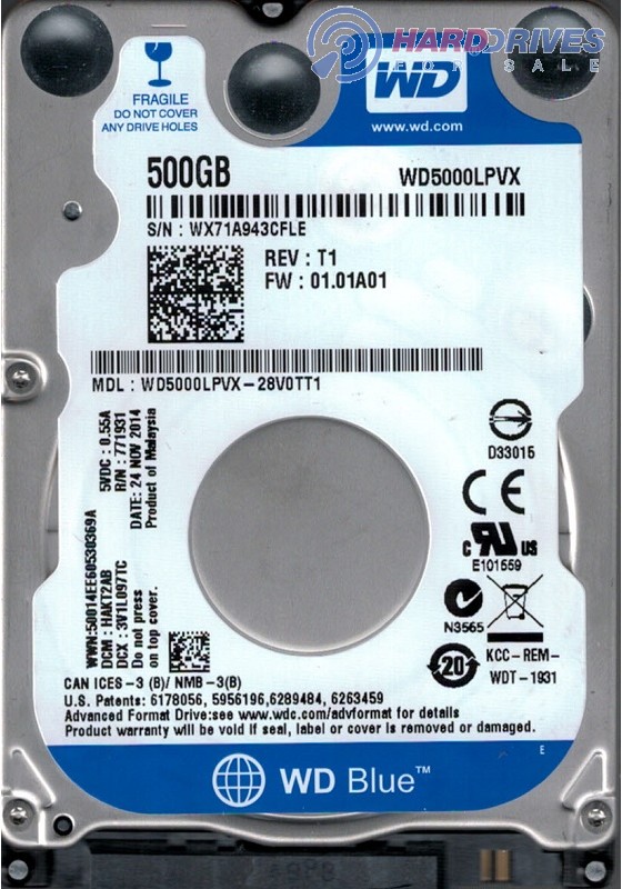 WD5000LPVX-28V0TT1