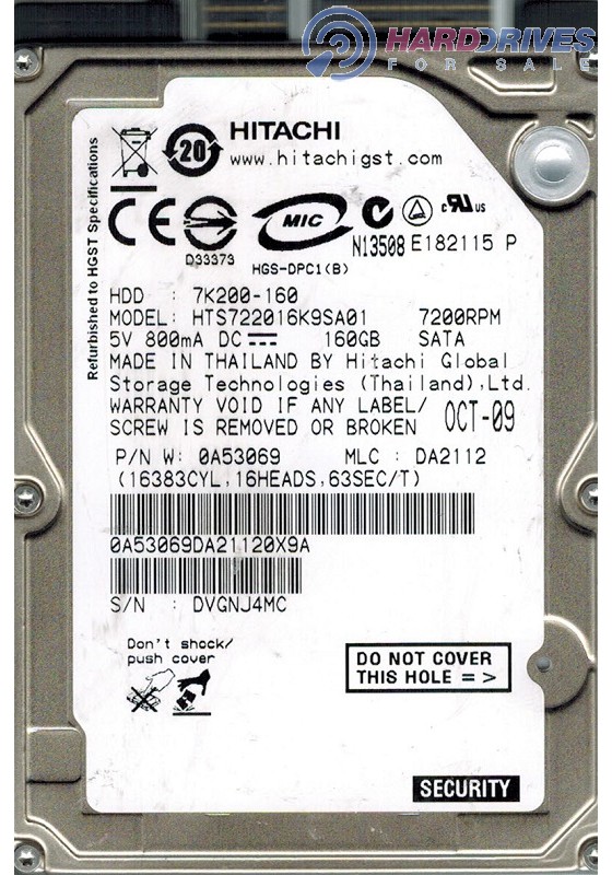 HTS722016K9SA01