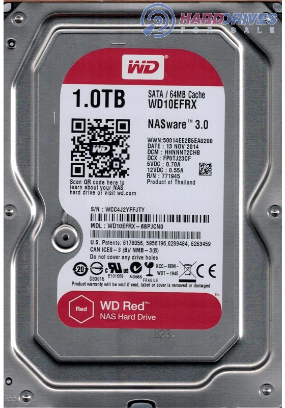  WD10EFRX-68PJCN0