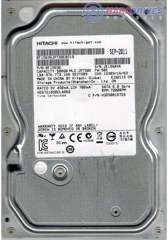 HDS721050CLA662