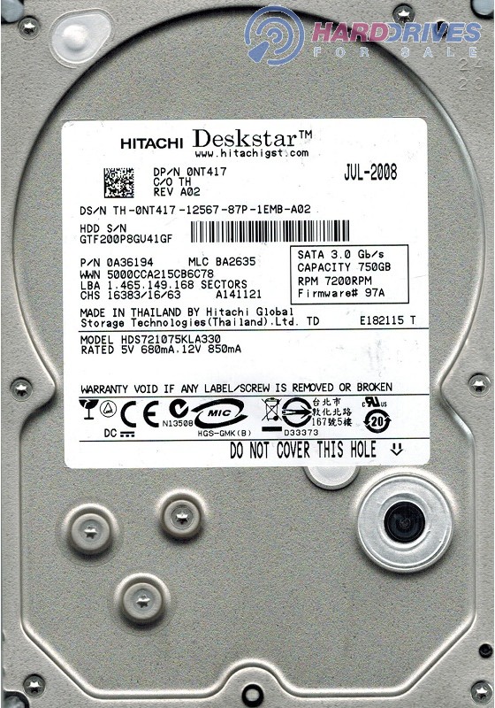 HDS721075KLA330
