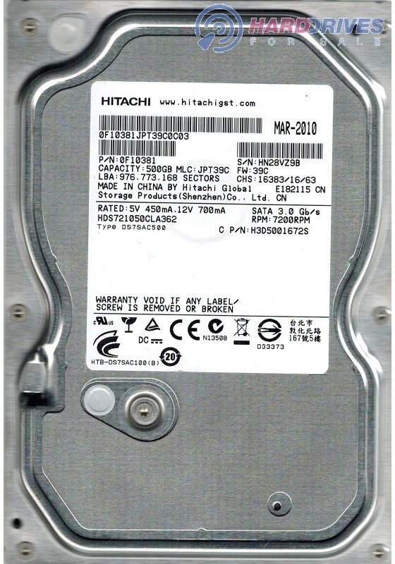 HDS721050CLA362