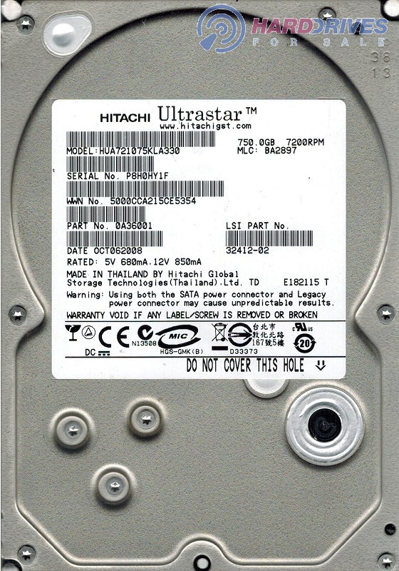 HUA721075KLA330 BA2772 