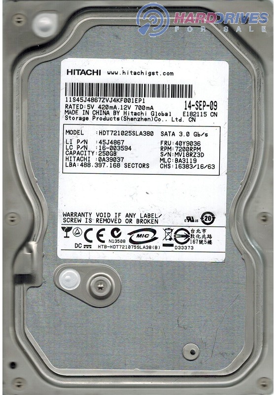 HDT721025SLA380