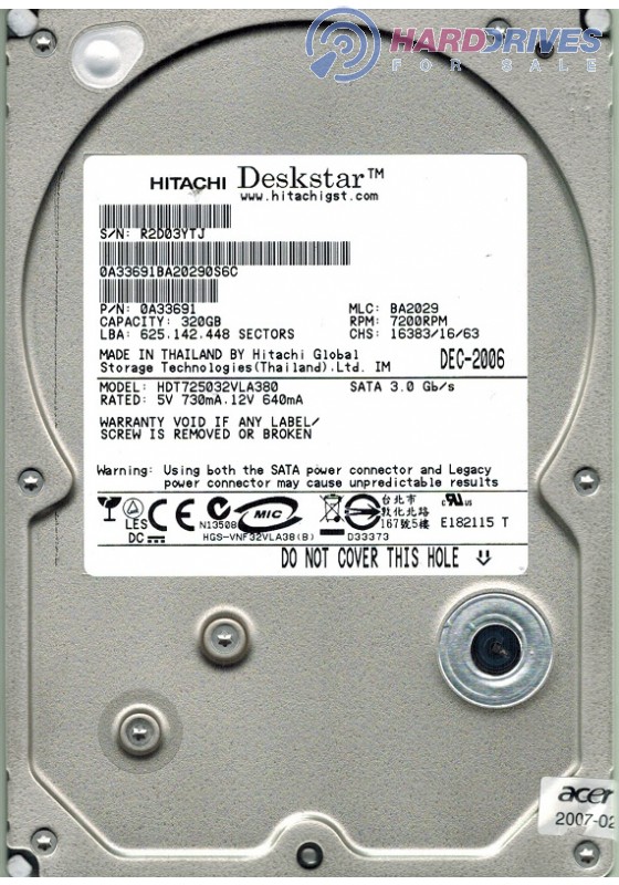 HDT725032VLA380