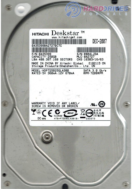 HDP725025GLA380