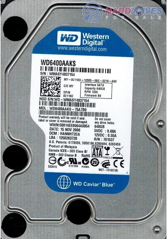 WD6400AAKS-75A7B0