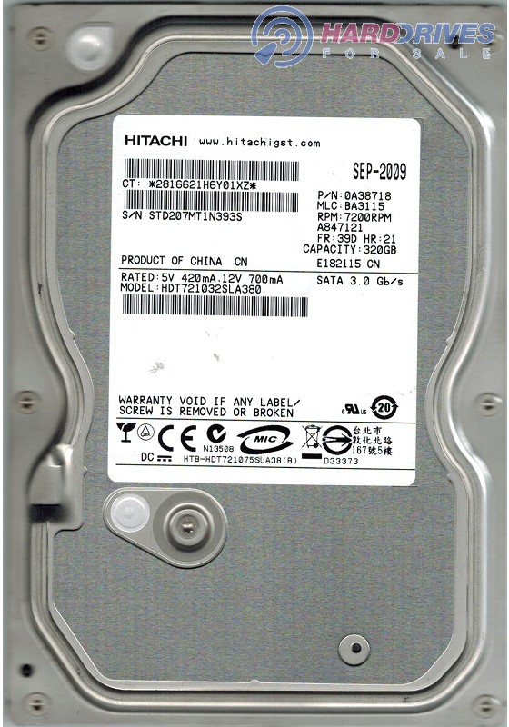 HDT721032SLA380
