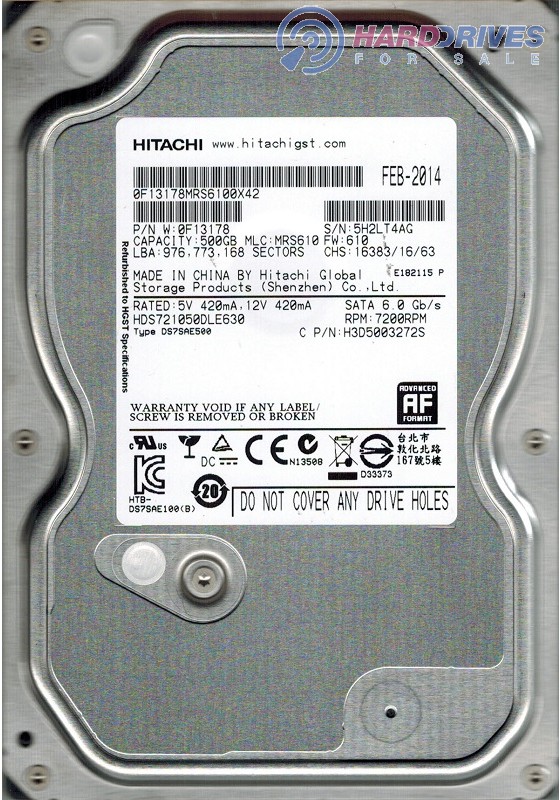 HDS721050DLE630