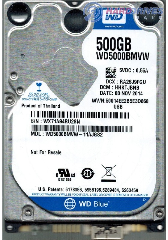 WD5000BMVW-11AJGS2