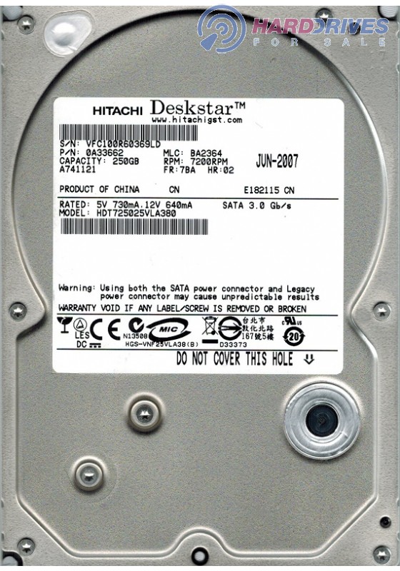 HDT725025VLA380