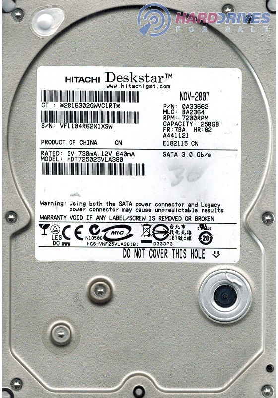 HDT725025VLA380