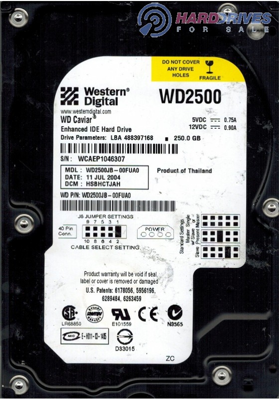 WD2500JB-00FUA0