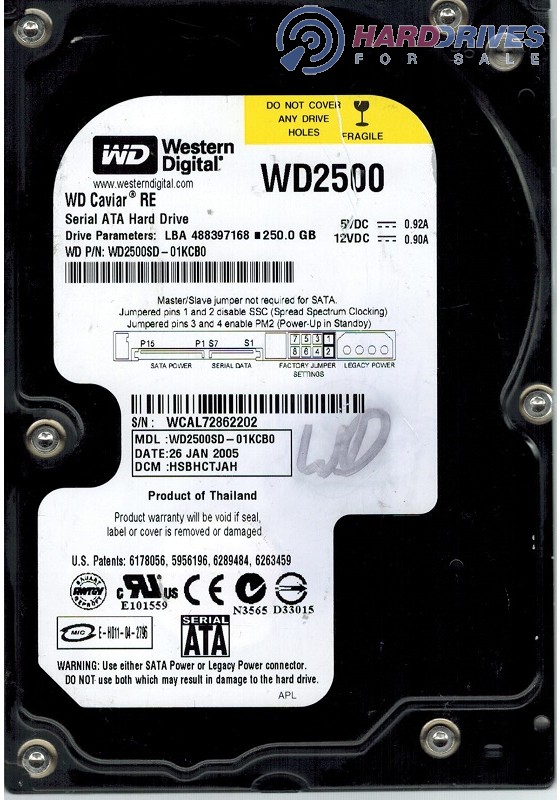 WD2500SD-01KCB0